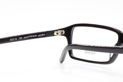 Gianfranco Ferre GFF214-01 B01 Black Acetate Designer Italy Eyeglasses