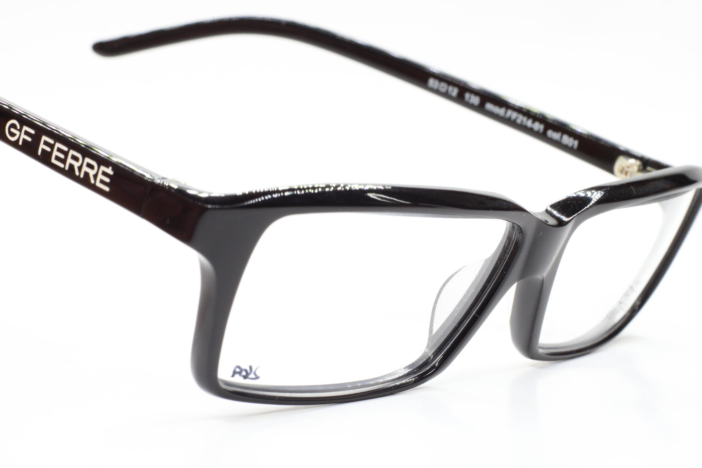 Gianfranco Ferre GFF214-01 B01 Black Acetate Designer Italy Eyeglasses