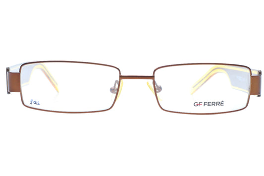 Gianfranco Ferre FF18602 Bronze Yellow Designer Italy Eyeglasses -Ma
