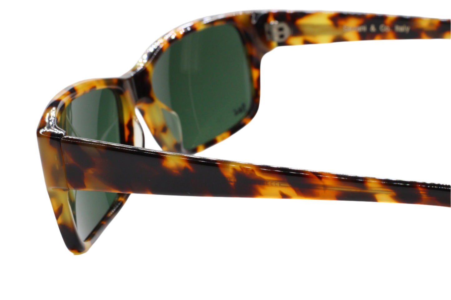 S&C Adriano Black Gradient Acetate Fashion Designer Italy Sunglasses