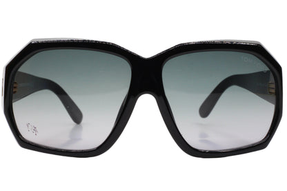 Tom Ford TF266 01B Elise Black Brown Luxury Italy Sunglasses -Wo
