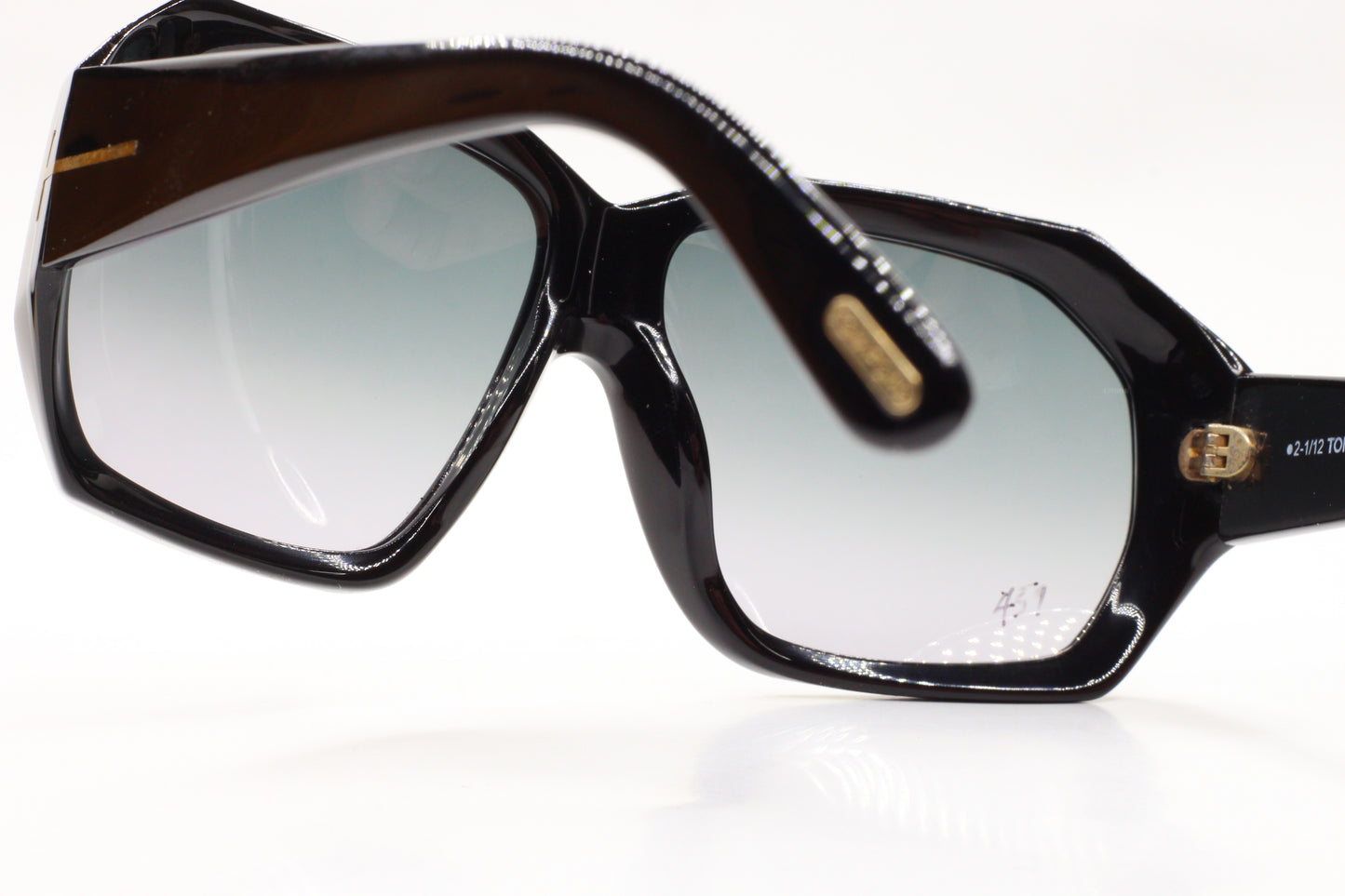 Tom Ford TF266 01B Elise Black Brown Luxury Italy Sunglasses -Wo
