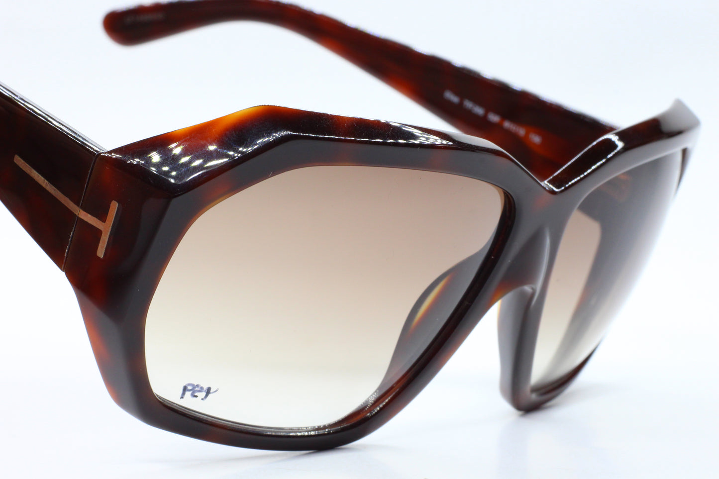 Tom Ford TF266 01B Elise Black Brown Luxury Italy Sunglasses -Wo