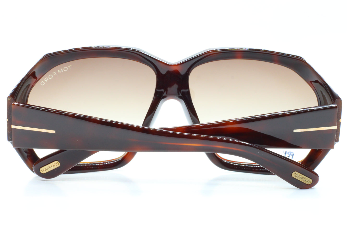 Tom Ford TF266 01B Elise Black Brown Luxury Italy Sunglasses -Wo
