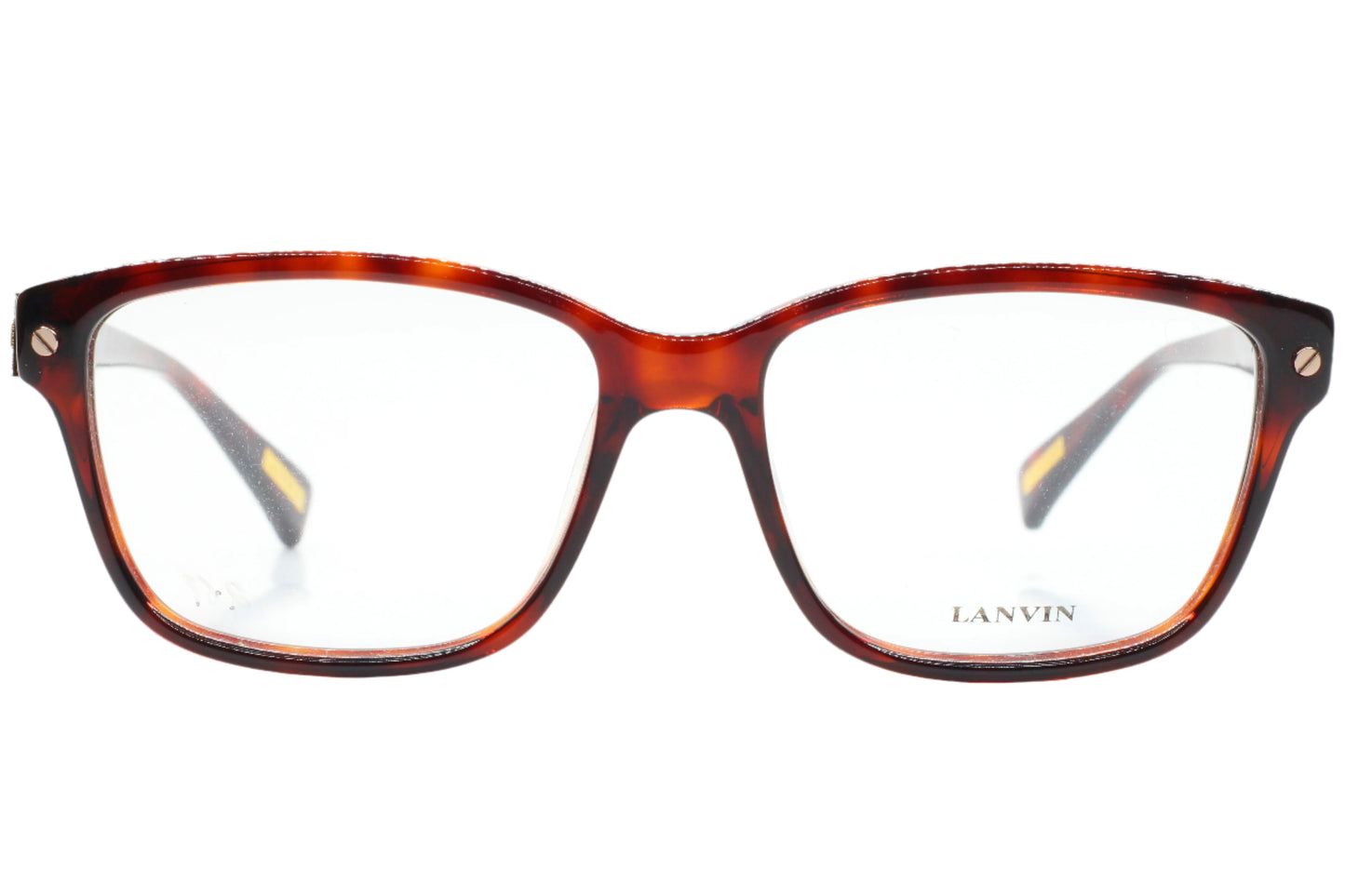 Lanvin VLN518S 09XW Havana Brown Designer Italy Eyeglasses -Wo