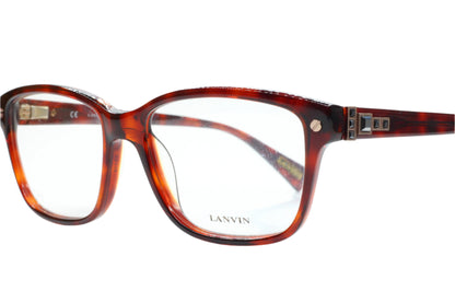 Lanvin VLN518S 09XW Havana Brown Designer Italy Eyeglasses -Wo