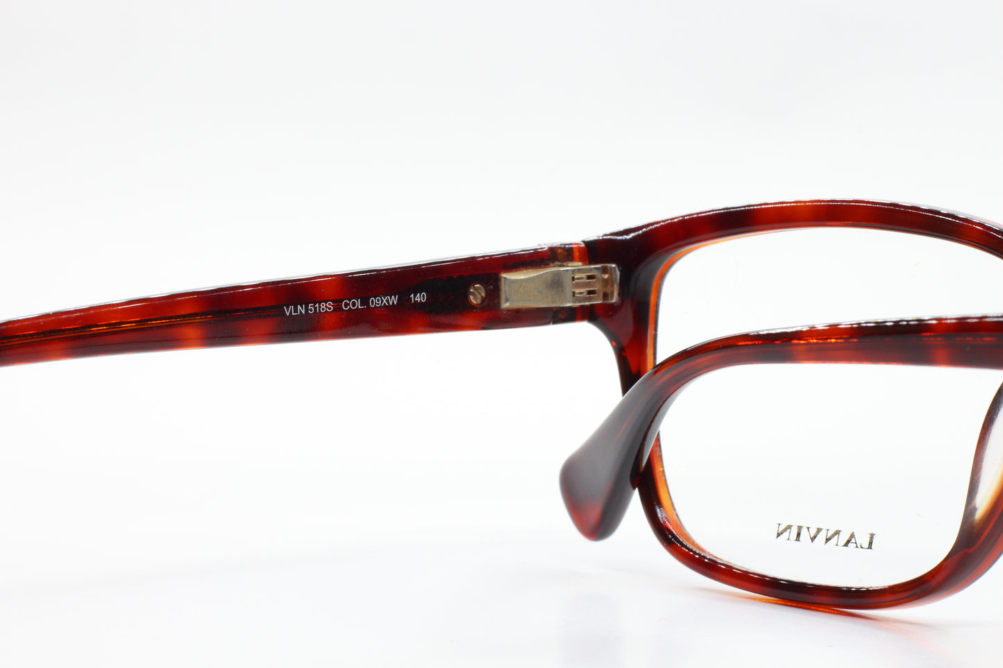Lanvin VLN518S 09XW Havana Brown Designer Italy Eyeglasses -Wo