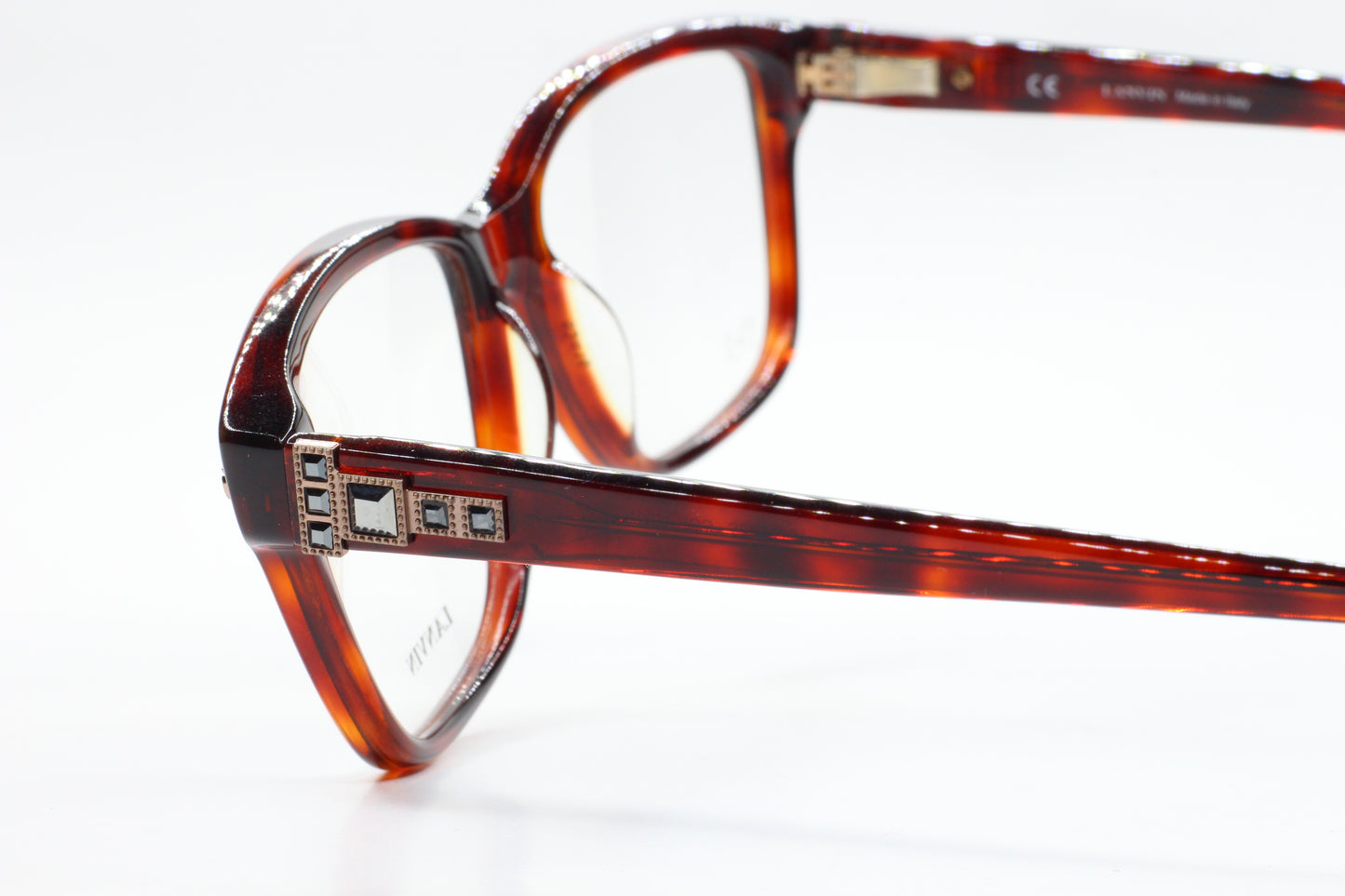 Lanvin VLN518S 09XW Havana Brown Designer Italy Eyeglasses -Wo