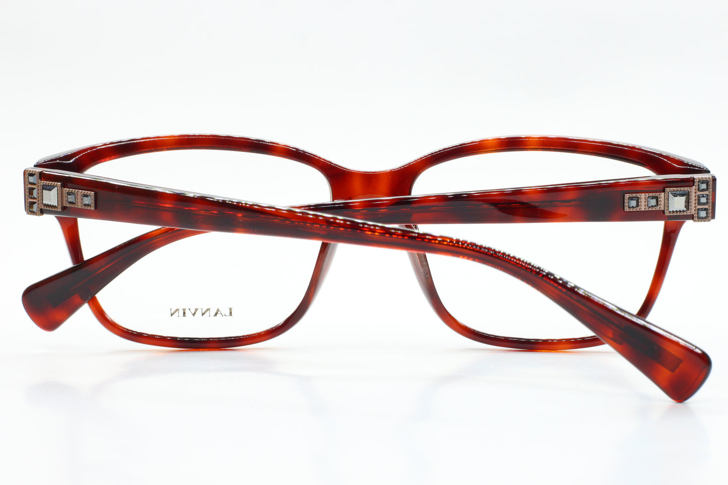 Lanvin VLN518S 09XW Havana Brown Designer Italy Eyeglasses -Wo
