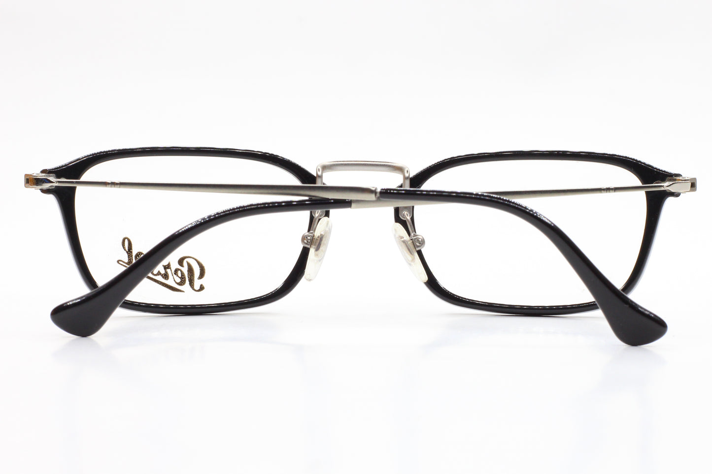Persol PO3044V Black Brown Silver Metal Designer Luxury Italy Eyeglasses -Ma