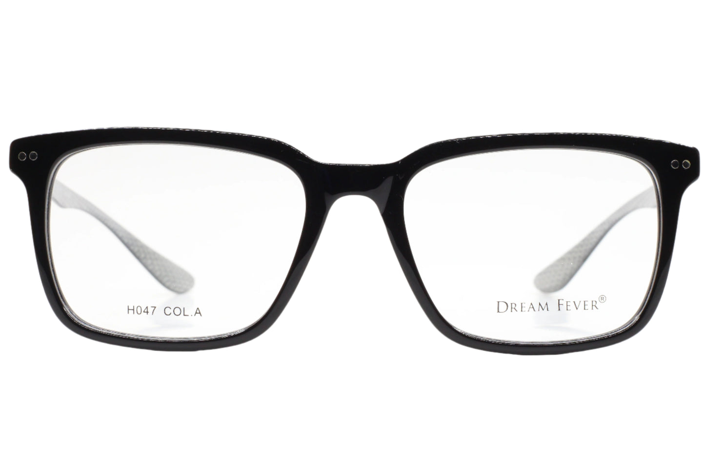 Dream Fever H047 Col. A Black Acetate Designer Italy Eyeglasses -Ma
