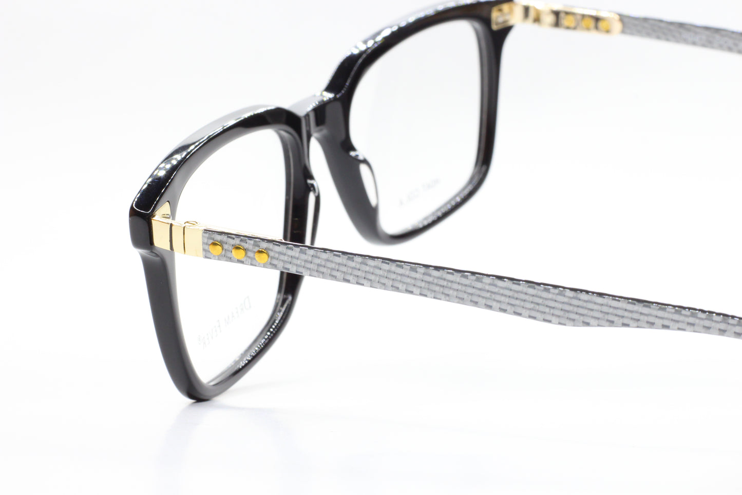 Dream Fever H047 Col. A Black Acetate Designer Italy Eyeglasses -Ma