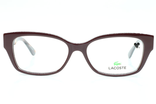 Lacoste L2907 603 Dark Red Acetate Designer Eyeglasses 53mm -Wo