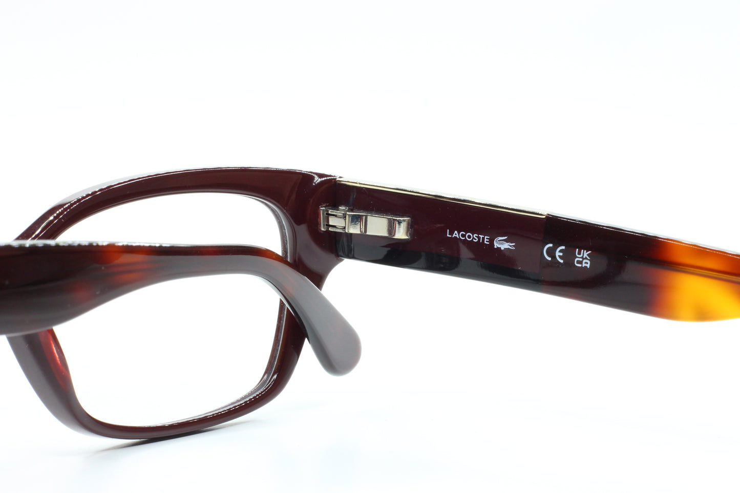 Lacoste L2907 603 Dark Red Acetate Designer Eyeglasses 53mm -Wo