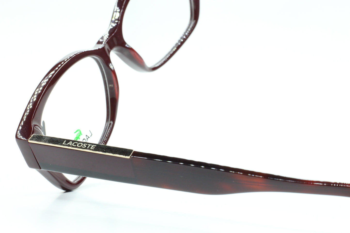 Lacoste L2907 603 Dark Red Acetate Designer Eyeglasses 53mm -Wo