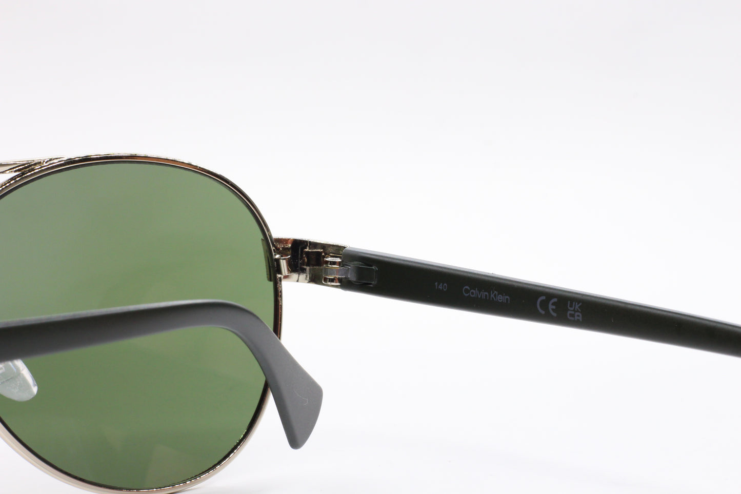 Calvin Klein CK19316S 045 Silver Green Aviator Designer Sunglasses