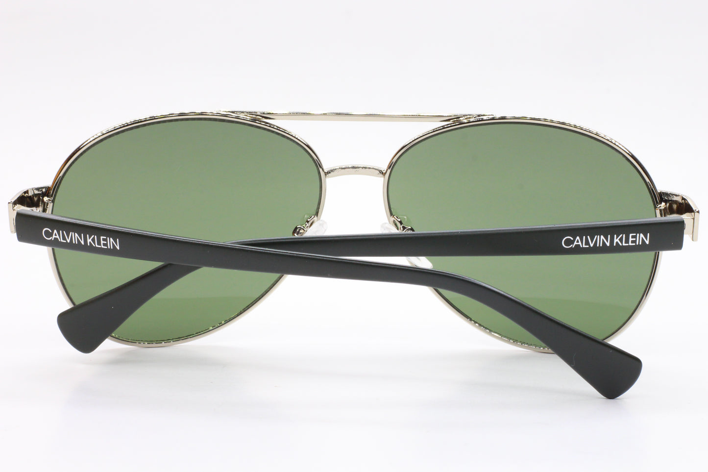 Calvin Klein CK19316S 045 Silver Green Aviator Designer Sunglasses