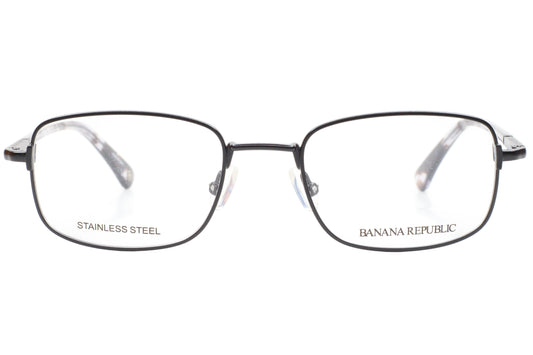 Banana Republic eyeglasses with Stainless Steel material on a white background