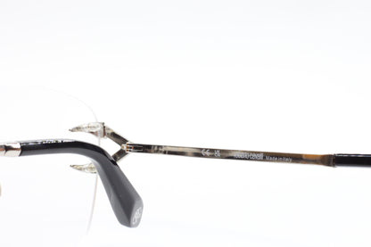 Roberto Cavalli VRC022 0579 Silver Rimless Italy Luxury Eyeglasses 58mm