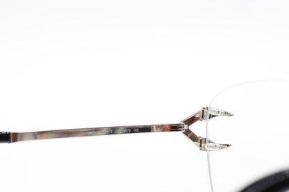 Roberto Cavalli VRC022 0579 Silver Rimless Italy Luxury Eyeglasses 58mm