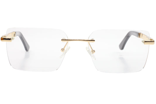 Myriad Eyewear ME25624 Gold Rimless Luxury Eyeglasses 58-18mm -Ma