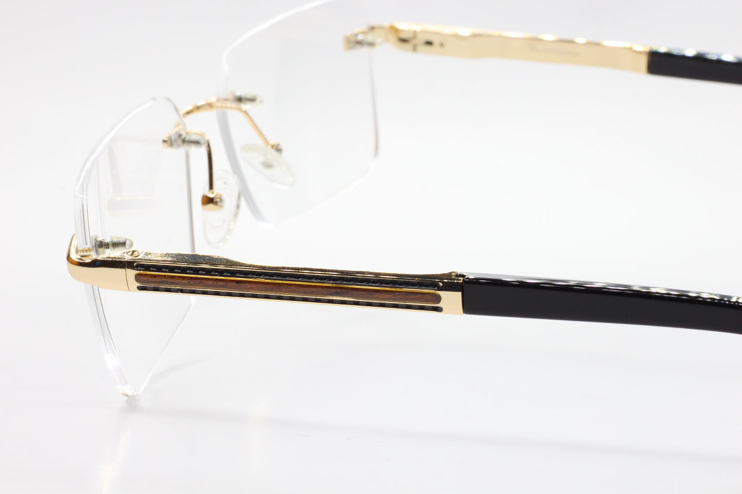 Myriad Eyewear ME25624 Gold Rimless Luxury Eyeglasses 58-18mm -Ma