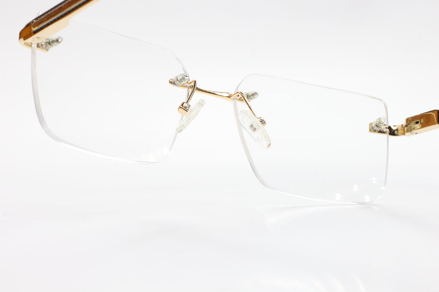 Myriad Eyewear ME25624 Gold Rimless Luxury Eyeglasses 58-18mm -Ma
