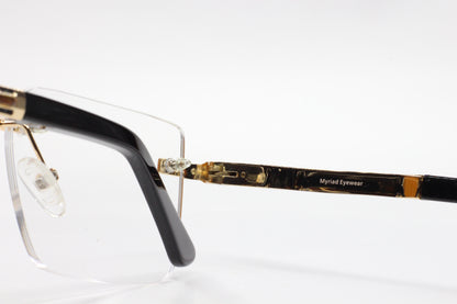 Myriad Eyewear ME25624 Gold Rimless Luxury Eyeglasses 58-18mm -Ma