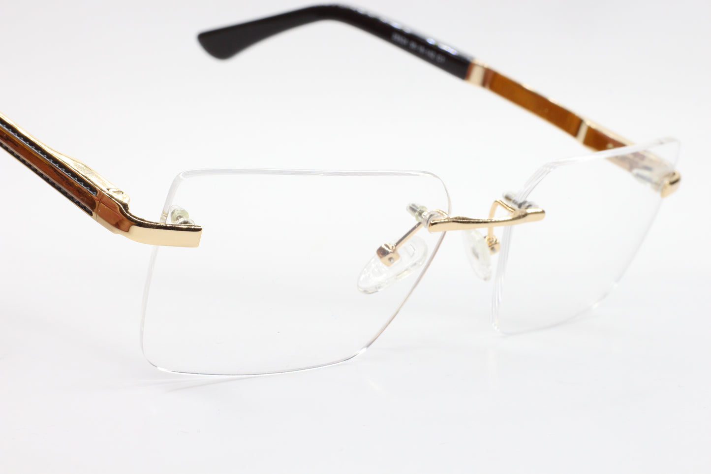 Myriad Eyewear ME25624 Gold Rimless Luxury Eyeglasses 58-18mm -Ma