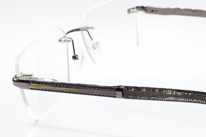 Myriad Eyewear ME25624 Gold Rimless Luxury Eyeglasses 58-18mm -Ma