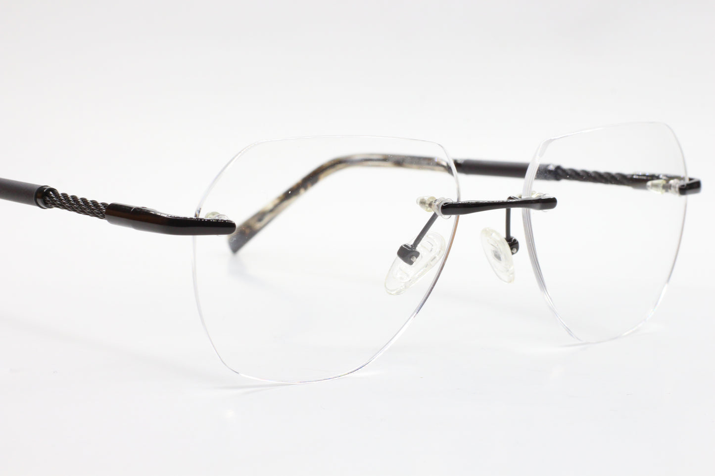 Myriad Eyewear ME25625 C4 Black Rimless Luxury Eyeglasses 55-17mm -Wo