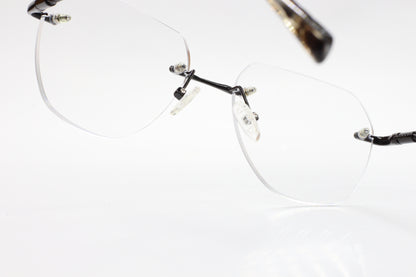 Myriad Eyewear ME25625 C4 Black Rimless Luxury Eyeglasses 55-17mm -Wo