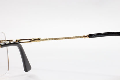 Myriad Eyewear ME25636 C1 Gold Rimless Luxury Eyeglasses 55-17mm