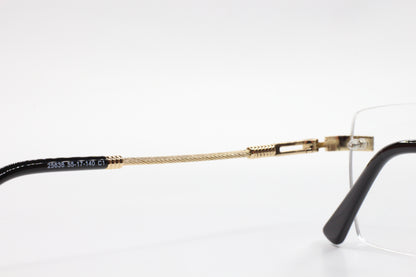 Myriad Eyewear ME25636 C1 Gold Rimless Luxury Eyeglasses 55-17mm