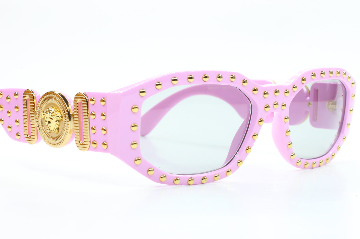 Versace VE4361 Pink Light Grey Medusa Biggie Sunglasses -Wo
