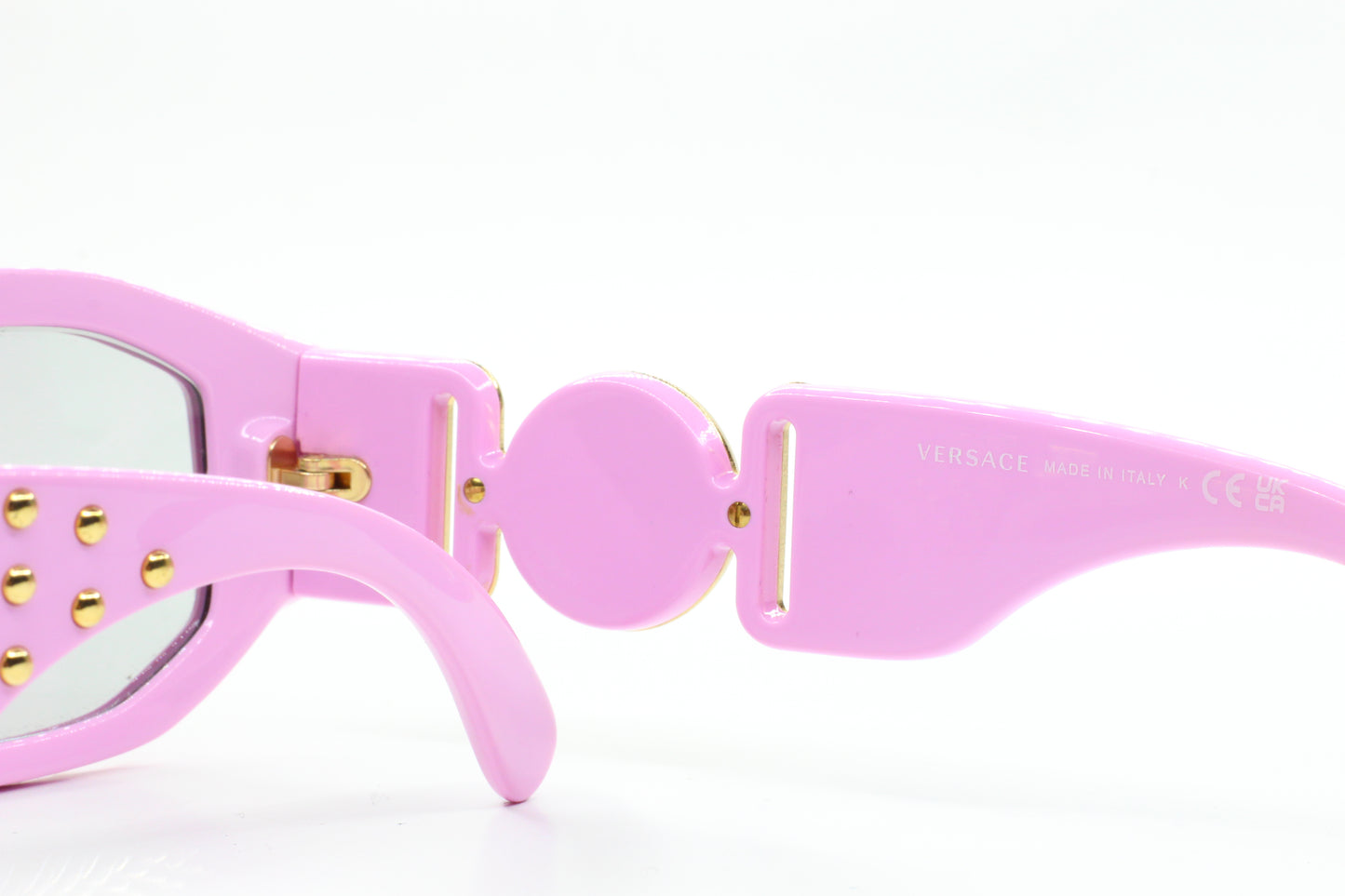 Versace VE4361 Pink Light Grey Medusa Biggie Sunglasses -Wo