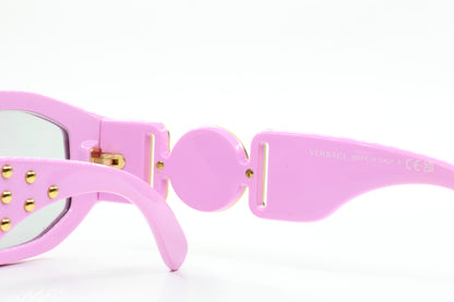 Versace VE4361 Pink Light Grey Medusa Biggie Sunglasses -Wo