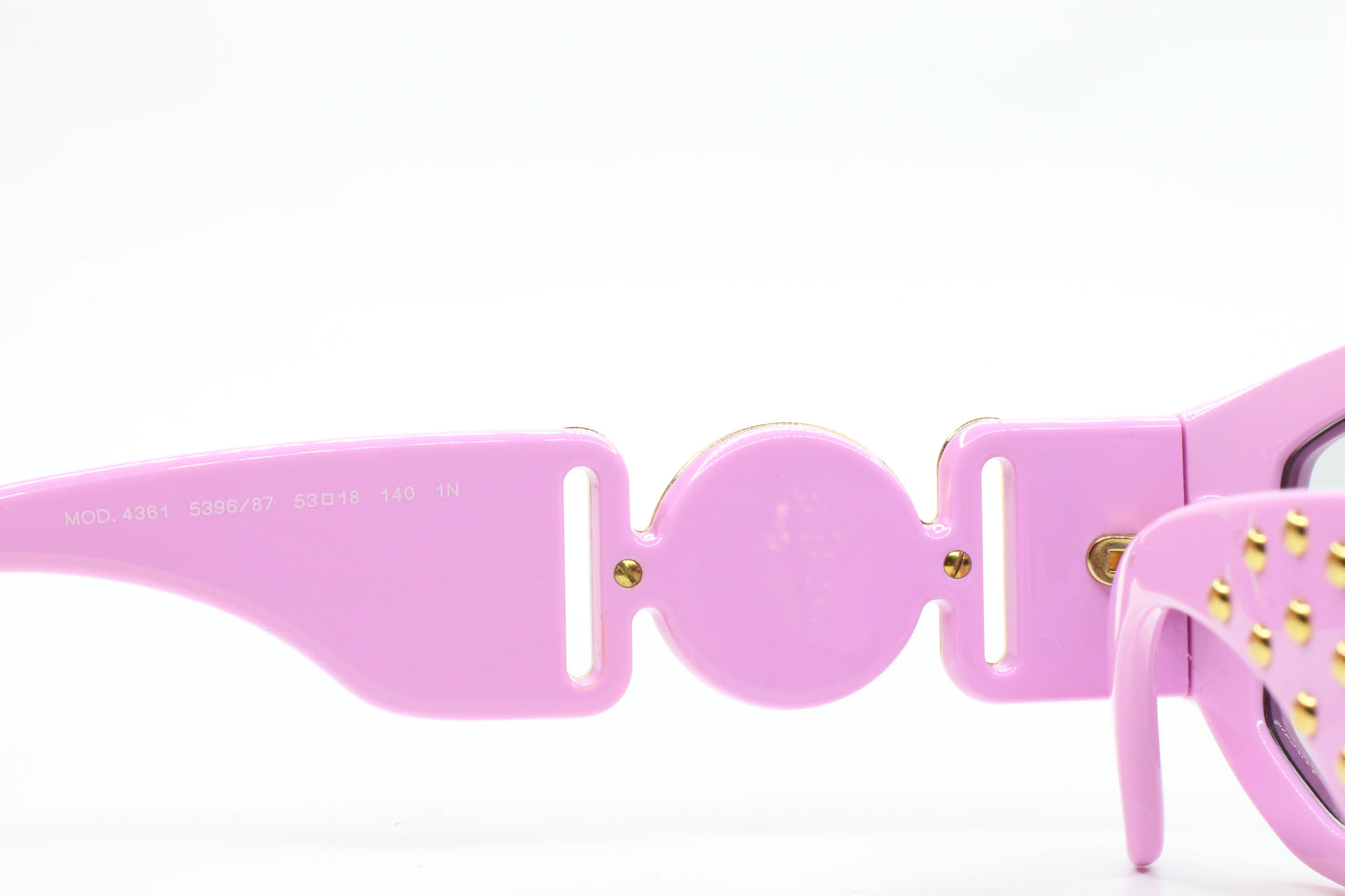 Versace VE4361 Pink Light Grey Medusa Biggie Sunglasses -Wo