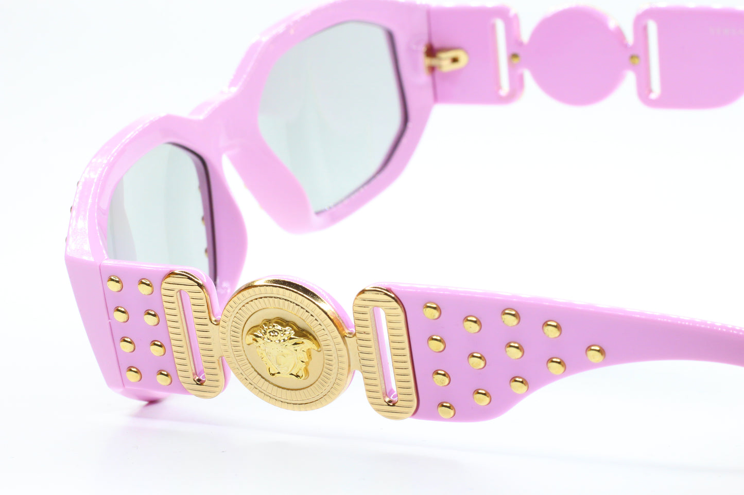 Versace VE4361 Pink Light Grey Medusa Biggie Sunglasses -Wo