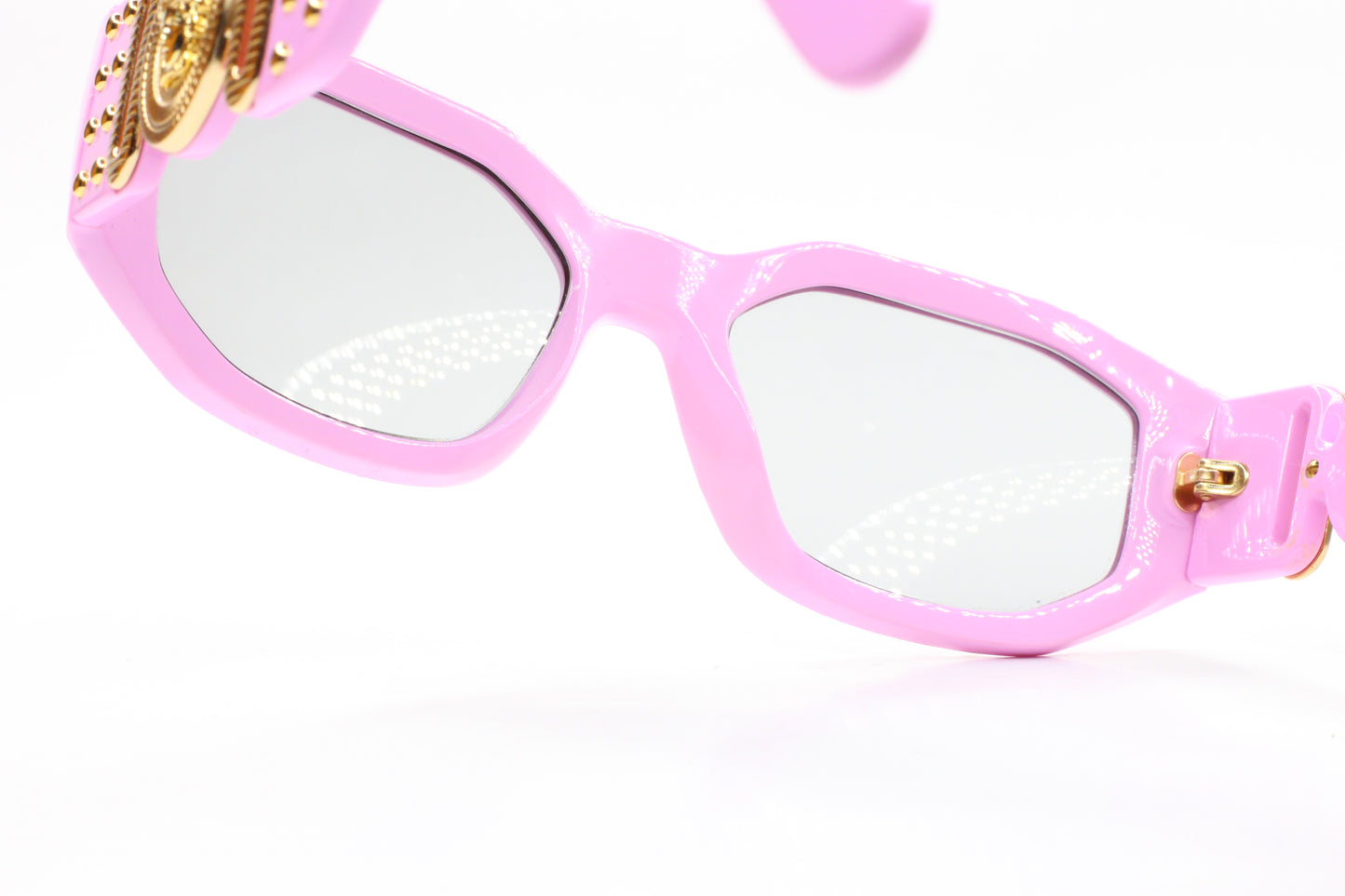 Versace VE4361 Pink Light Grey Medusa Biggie Sunglasses -Wo