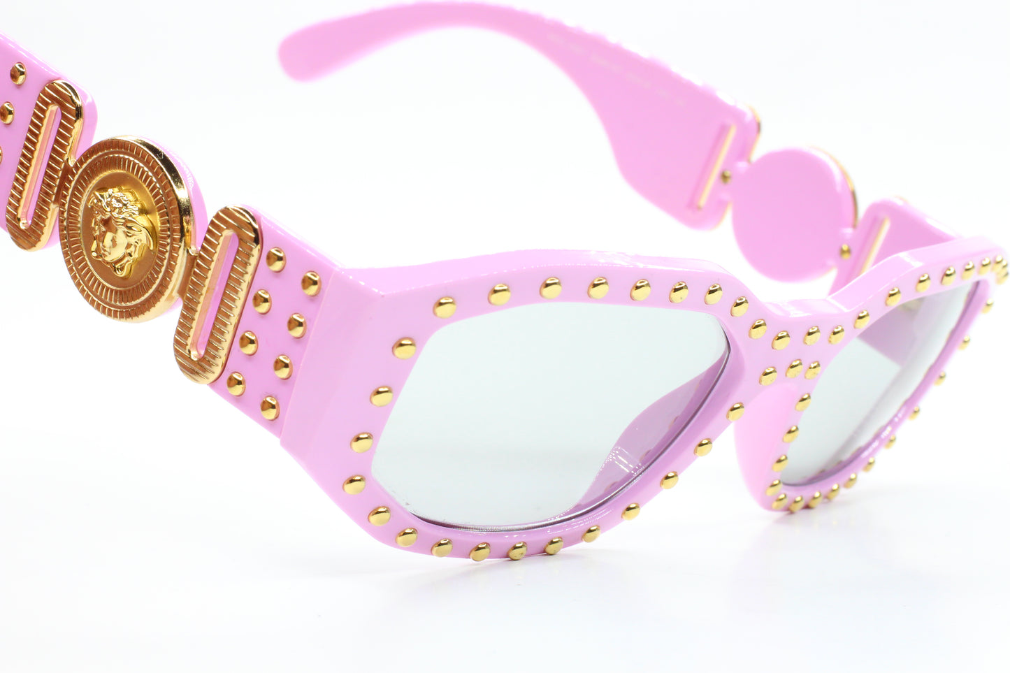 Versace VE4361 Pink Light Grey Medusa Biggie Sunglasses -Wo