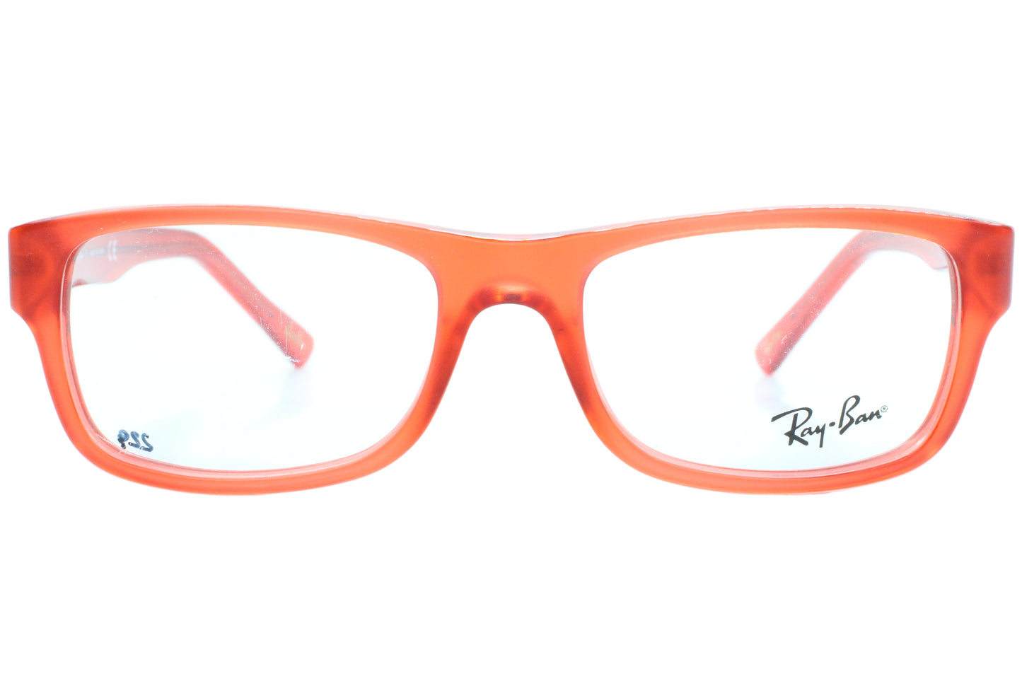Anteojos de lujo de acetato auténtico de diseñador Ray-Ban RB5268 5120 rojo mate