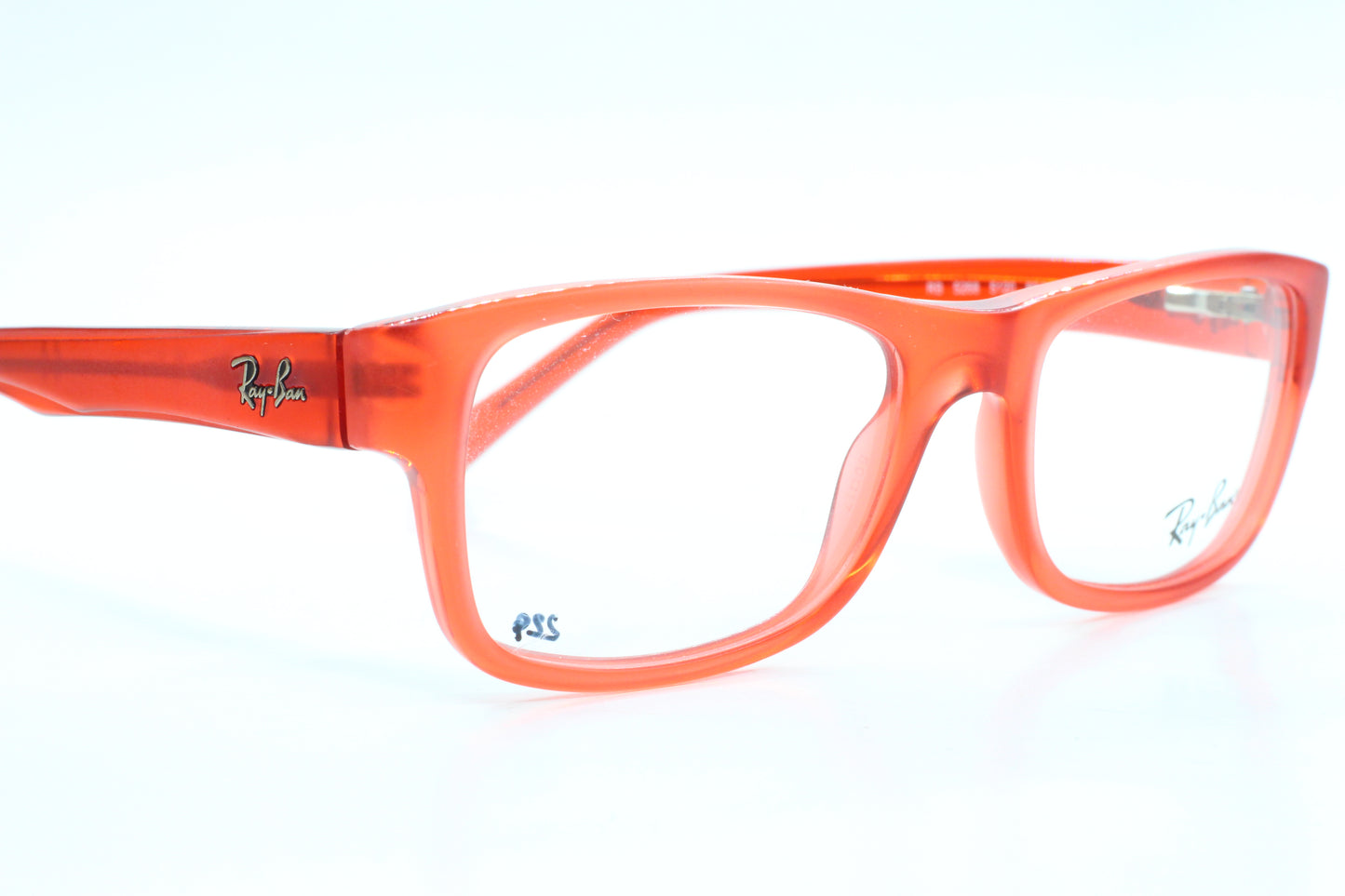 Anteojos de lujo de acetato auténtico de diseñador Ray-Ban RB5268 5120 rojo mate