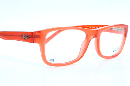 Anteojos de lujo de acetato auténtico de diseñador Ray-Ban RB5268 5120 rojo mate