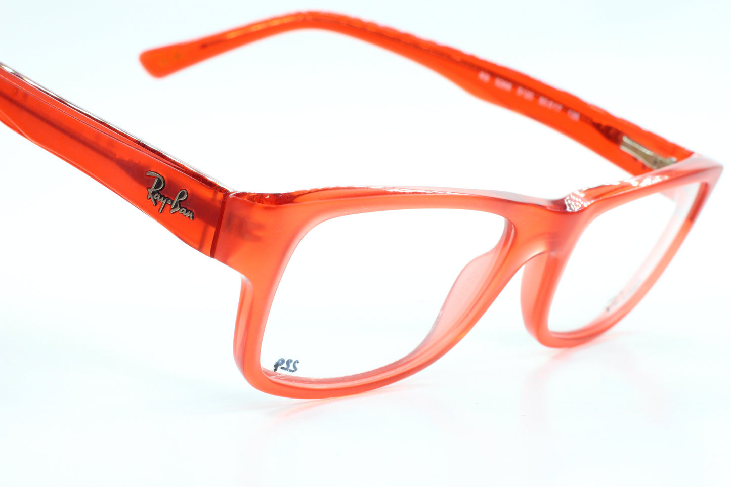Anteojos de lujo de acetato auténtico de diseñador Ray-Ban RB5268 5120 rojo mate