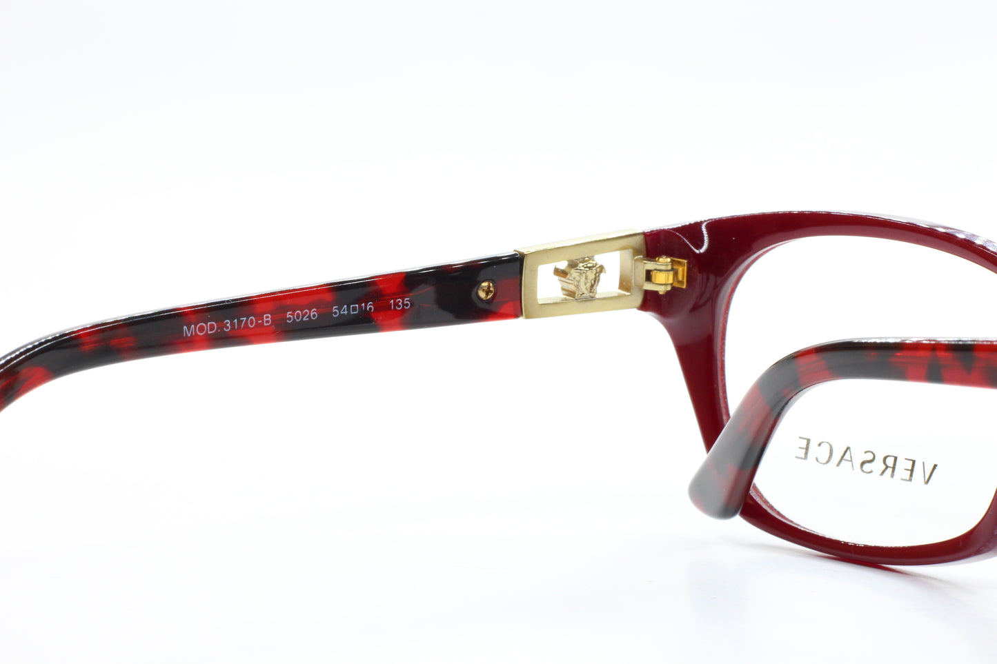 Versace VE3170B 5026 Anteojos con diamantes de imitación en oro rojo Habana - Wo