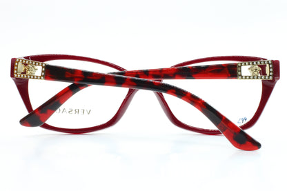 Versace VE3170B 5026 Anteojos con diamantes de imitación en oro rojo Habana - Wo