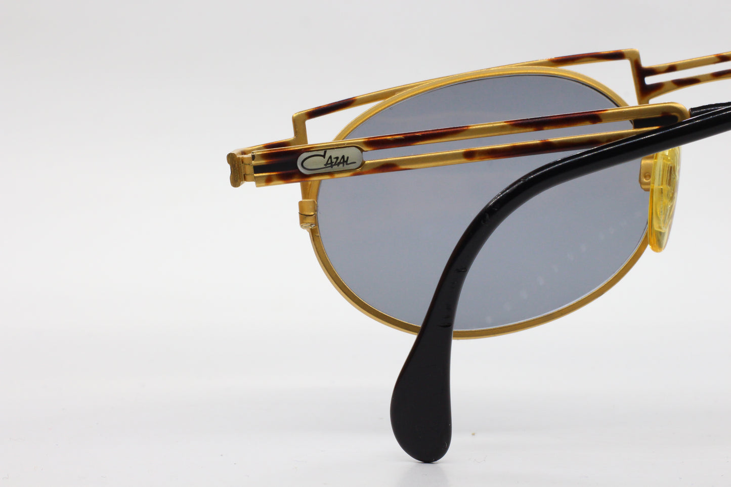 Cazal 759/3 477 Gold Tortoise Round Metal Vintage Sunglasses -Ma