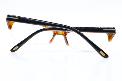 Tom Ford TF5122 005 Black Groove Brown Luxury Italy Eyeglasses -Ma