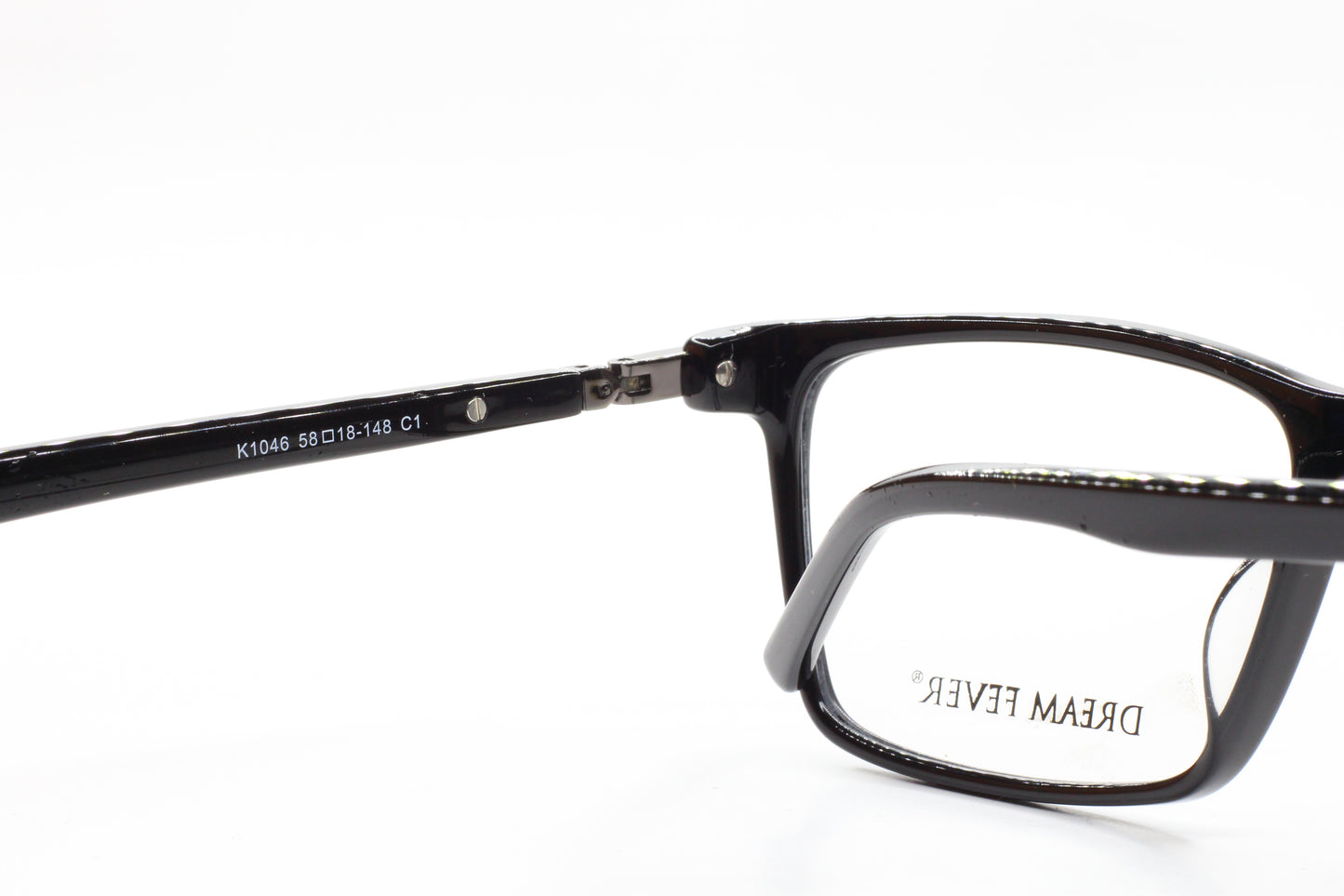 Dream Fever K1046 C1 Black Acetate Designer Italy Eyeglasses -Ma